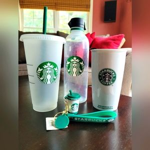 Starbucks Drink Set with Keychain
